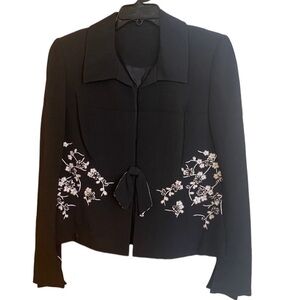 Jovani Black and White Blazer